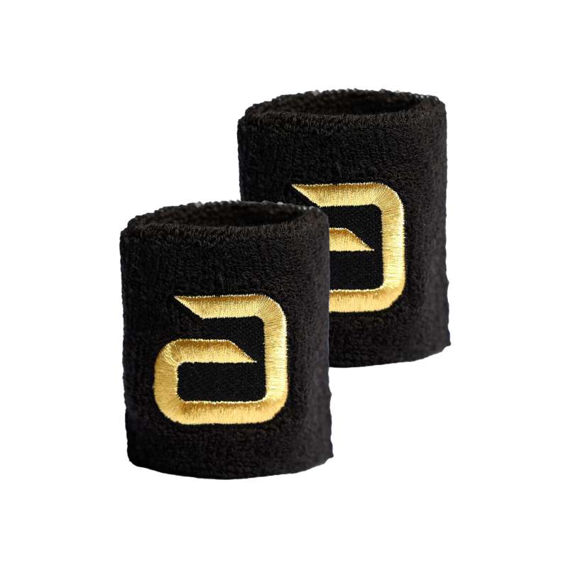 Andro Polsband Alpha zwart/goud 2-stuks