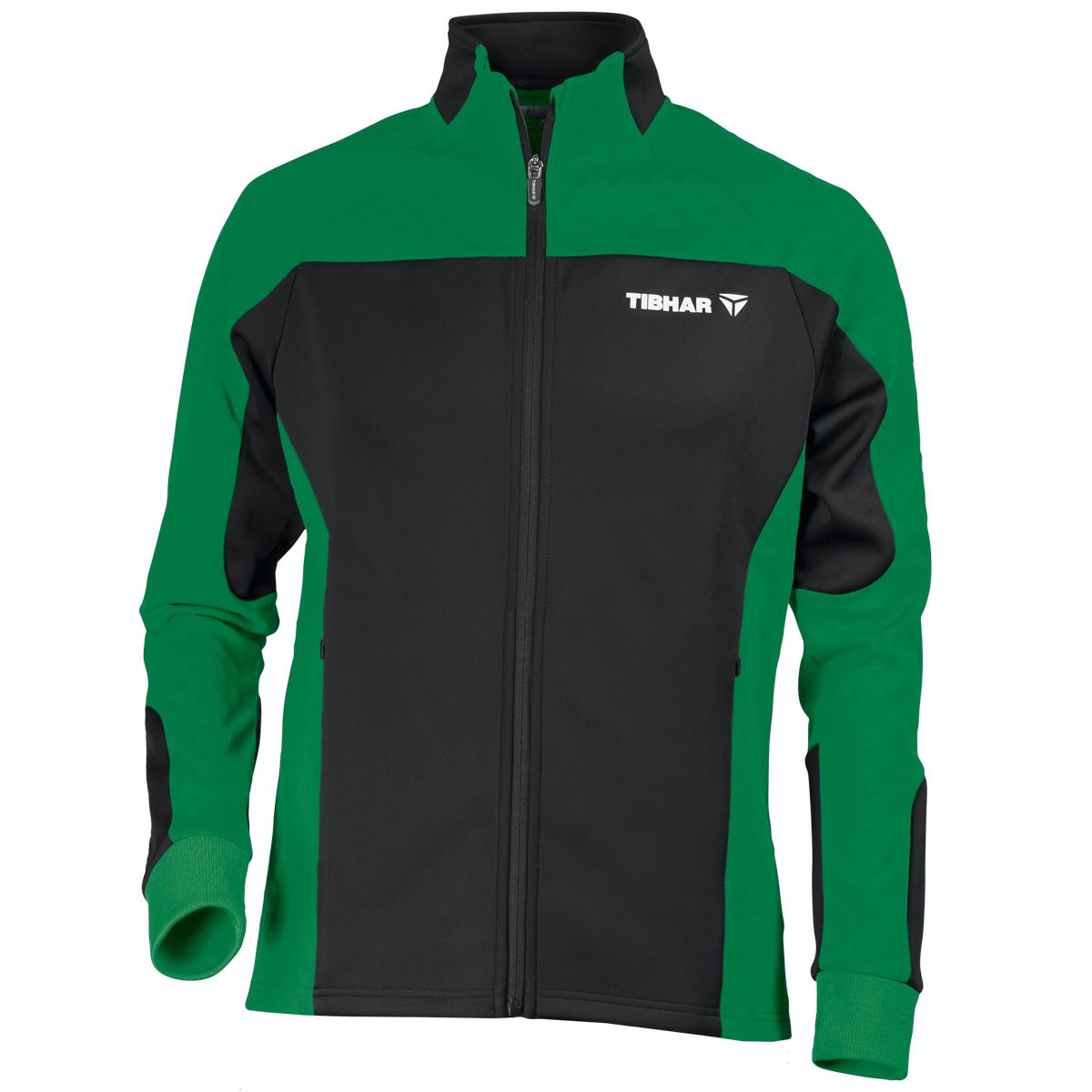 Tibhar Trainingsjack Trend zwart/groen