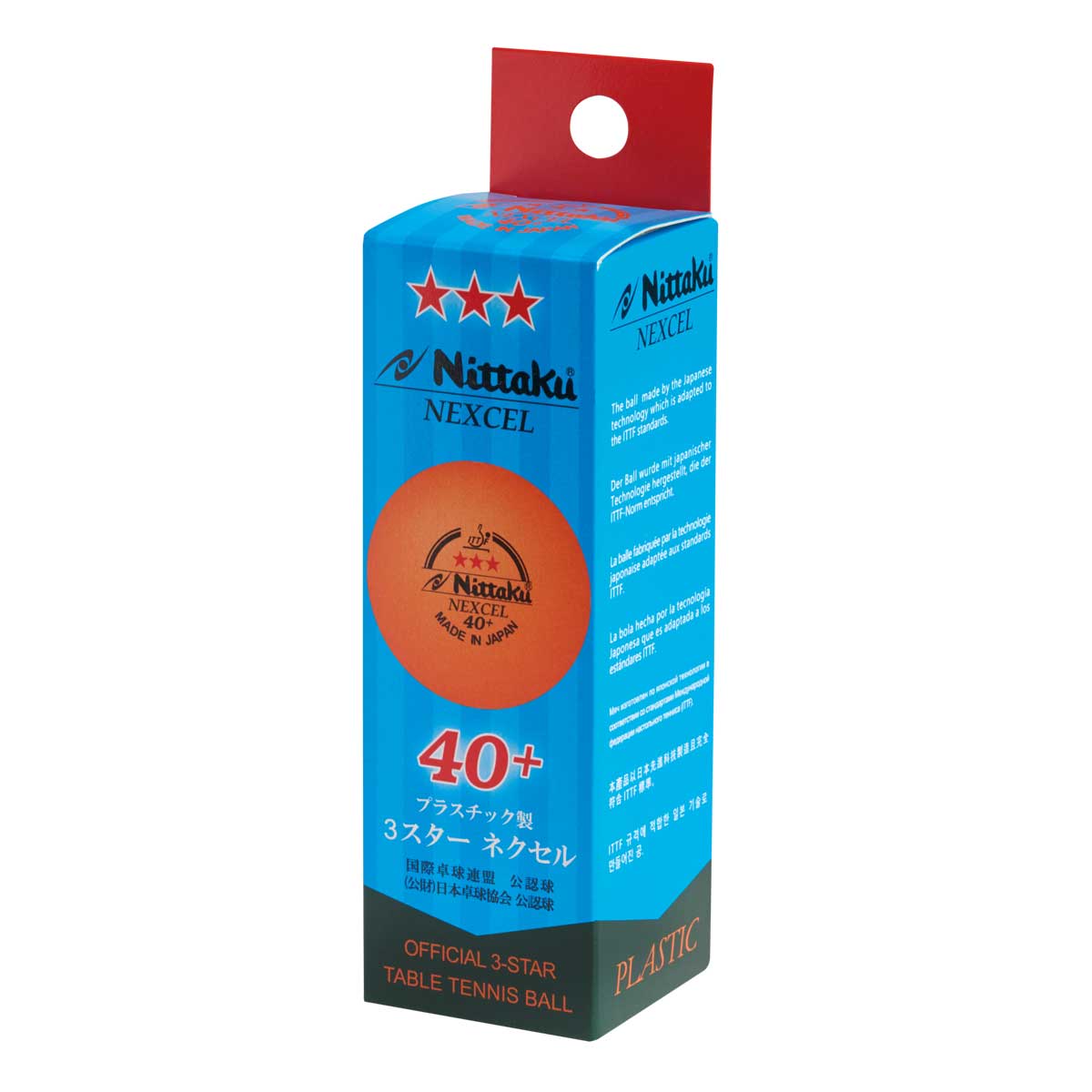 Nittaku Nexcel 40+*** oranje(3)