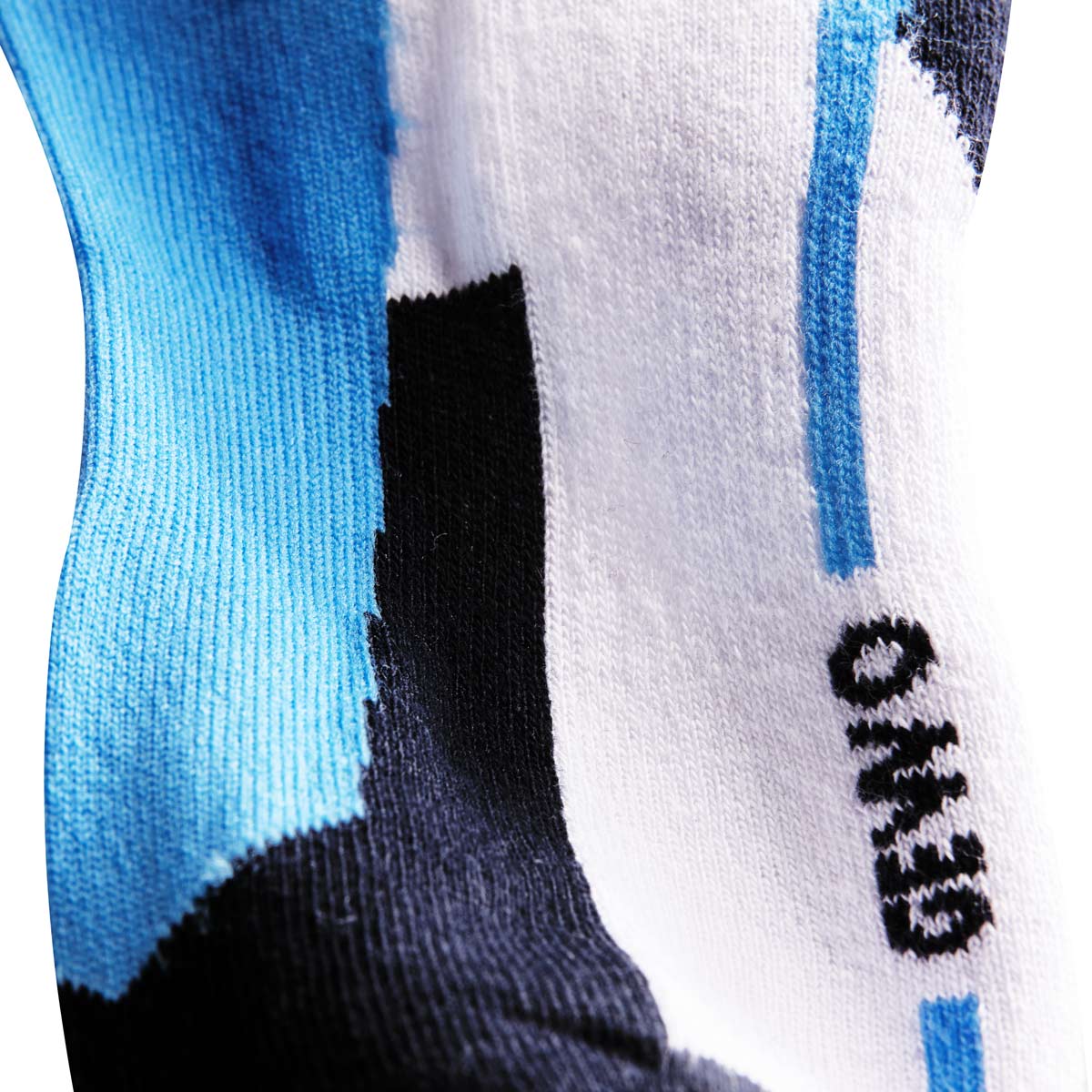 Gewo korte sokken Flex III wit/blauw