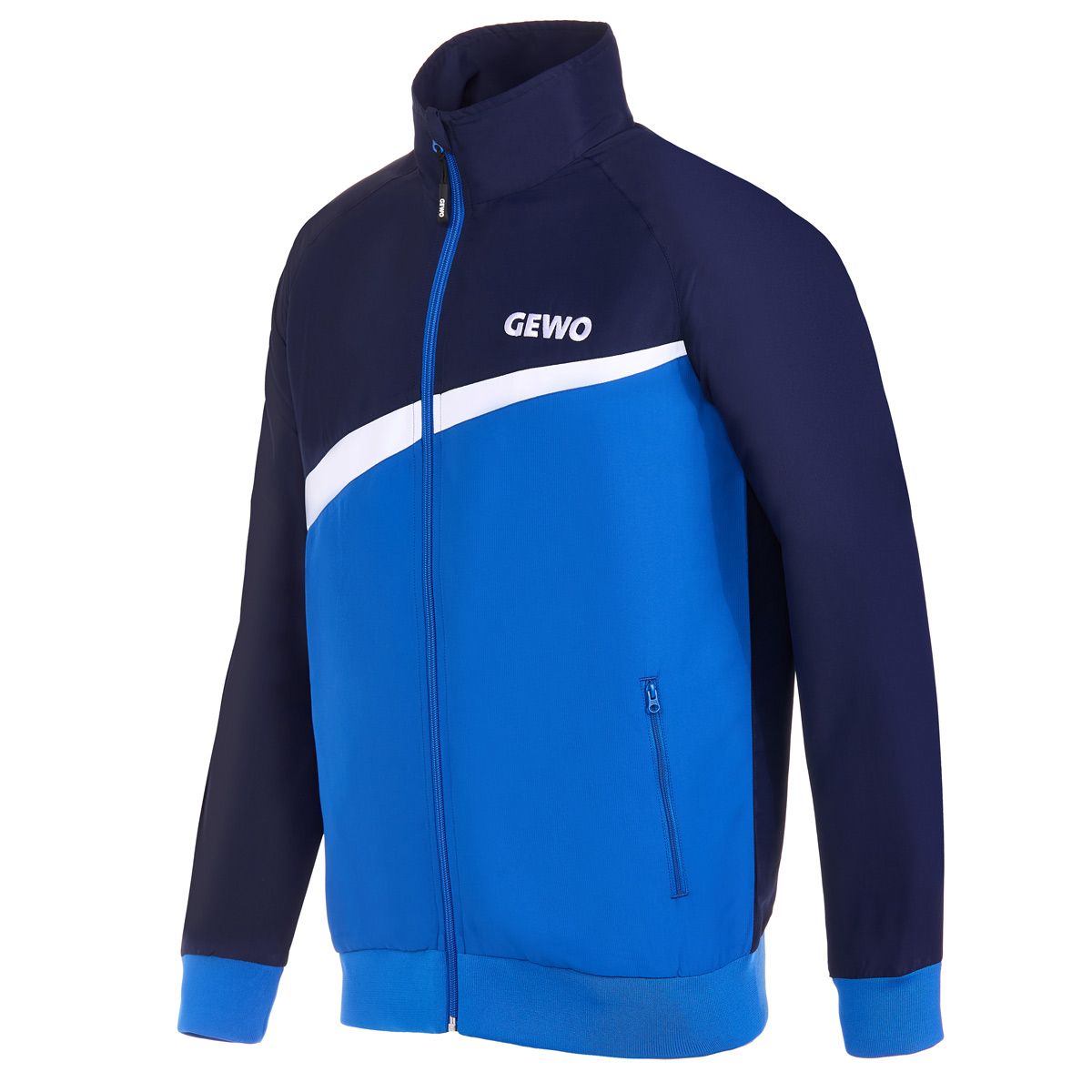 Gewo Trainingsjack Fondi II marine/royalblauw