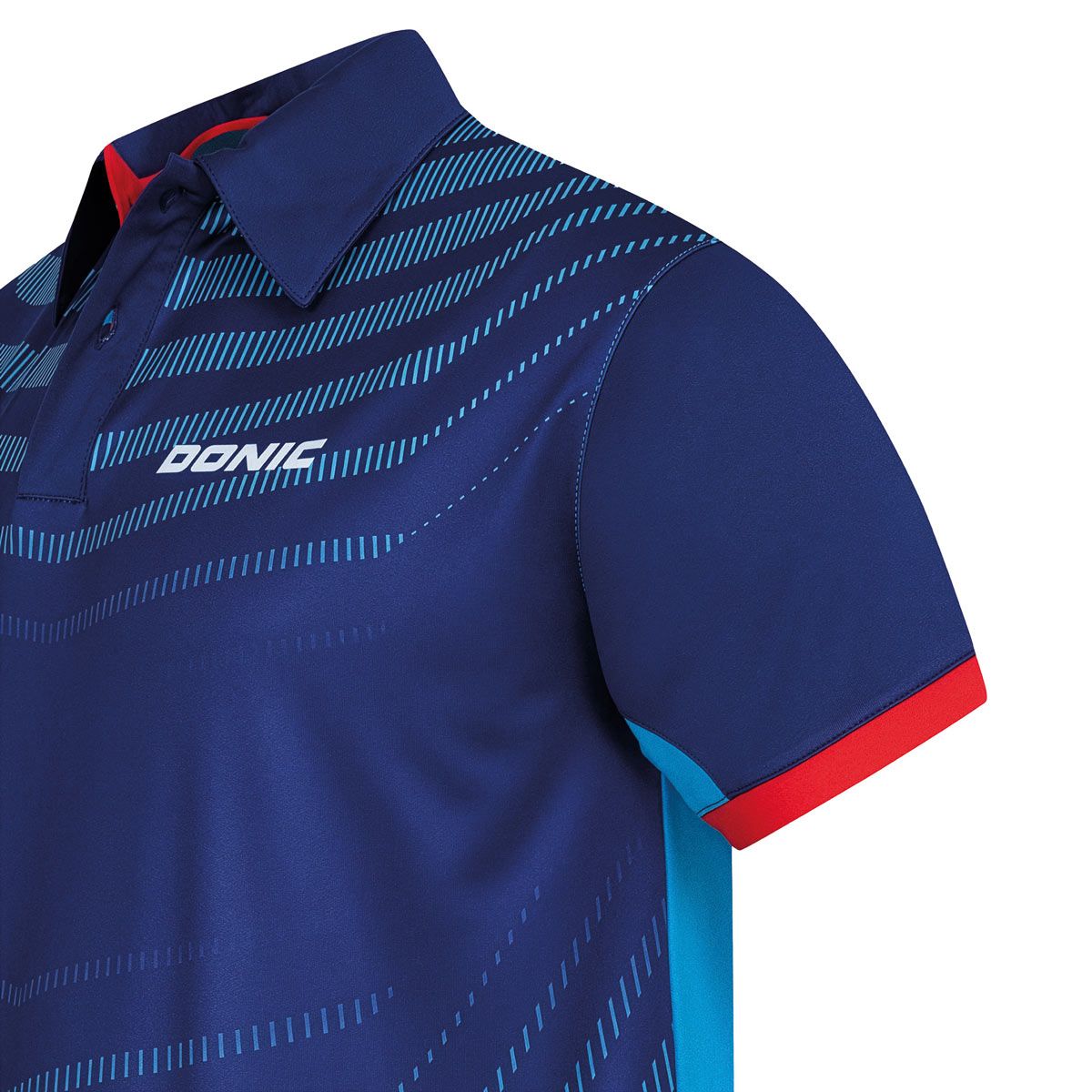 Donic shirt Kava marine/red