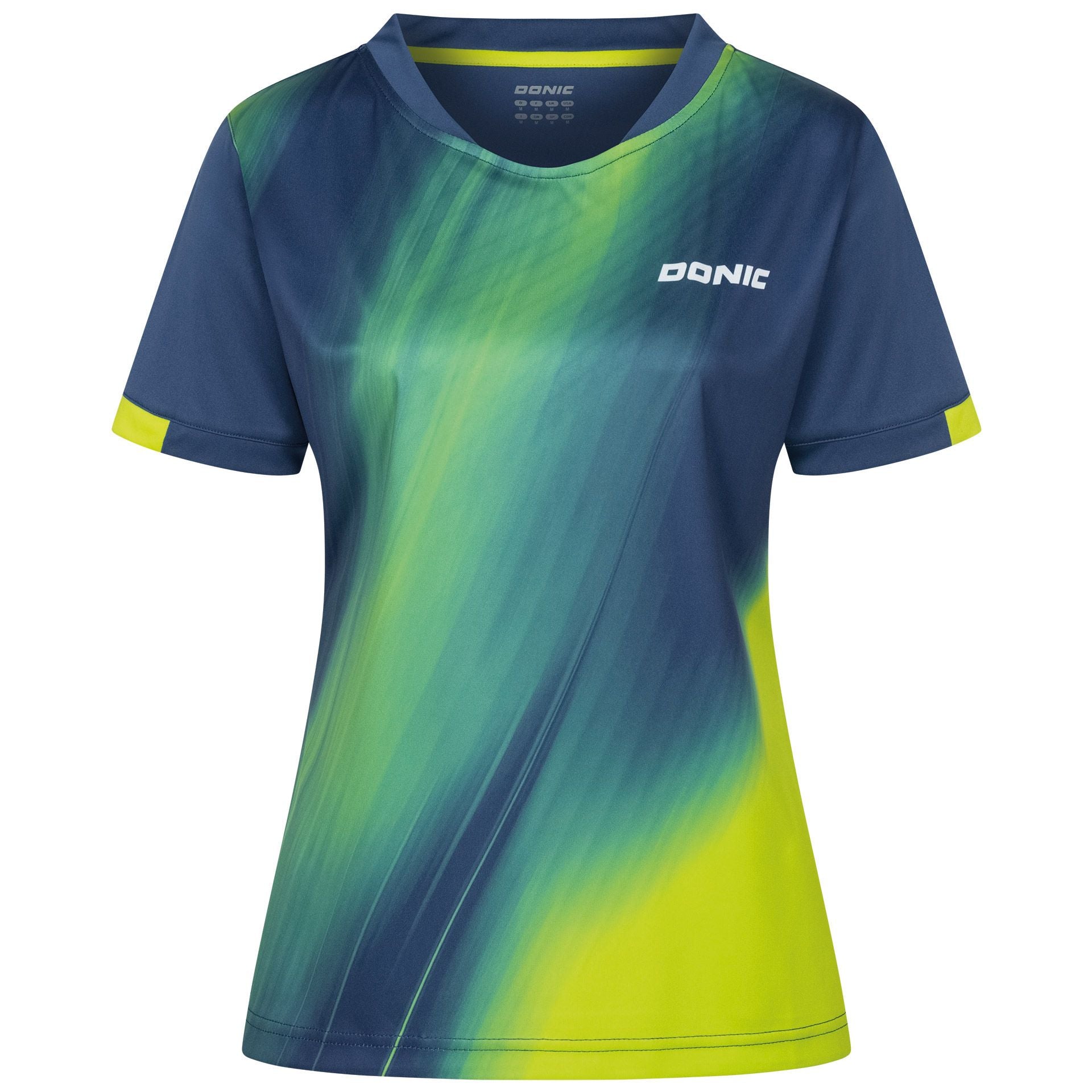 Donic shirt Fire Lady marine/lime