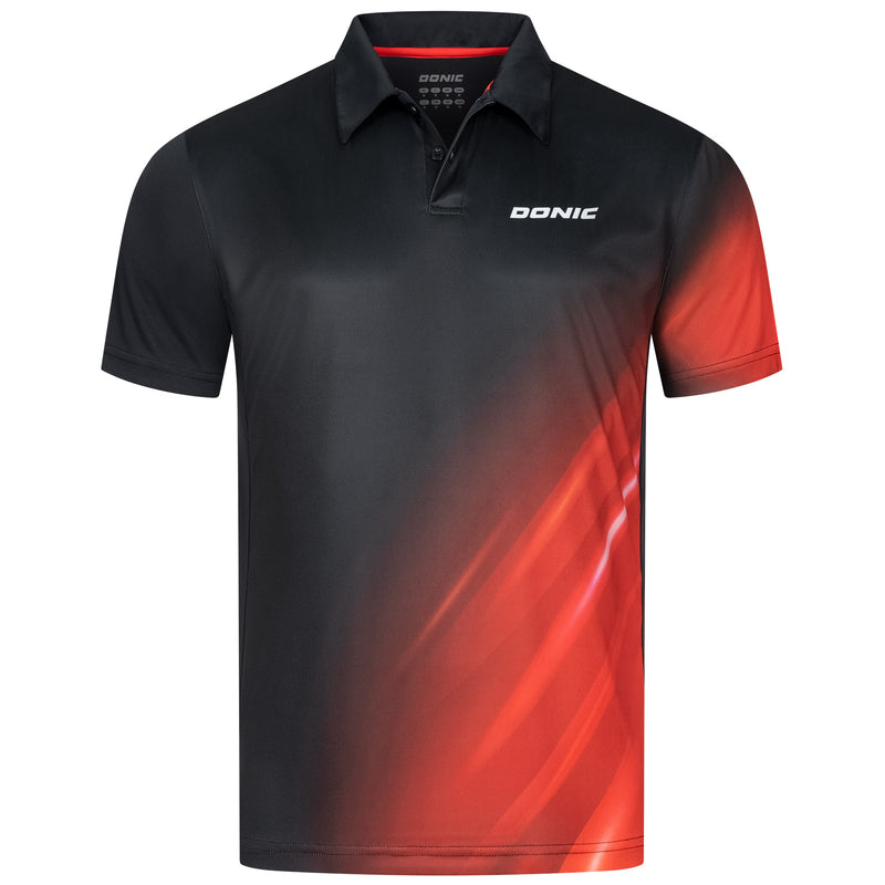 Donic shirt Flame Junior black/red