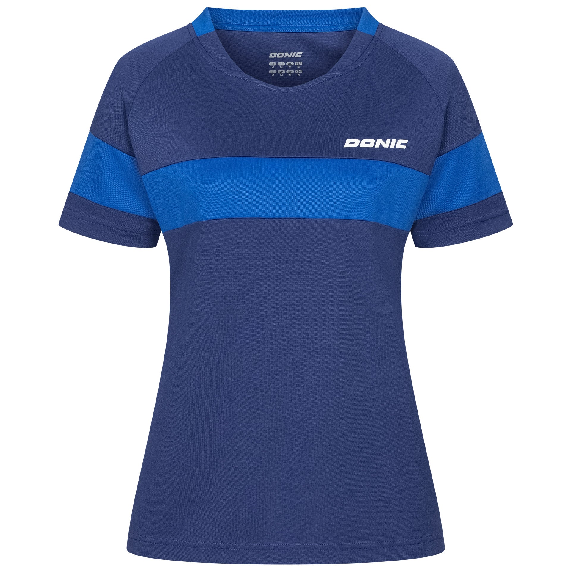 Donic shirt Nitro Lady marine/royalblauw