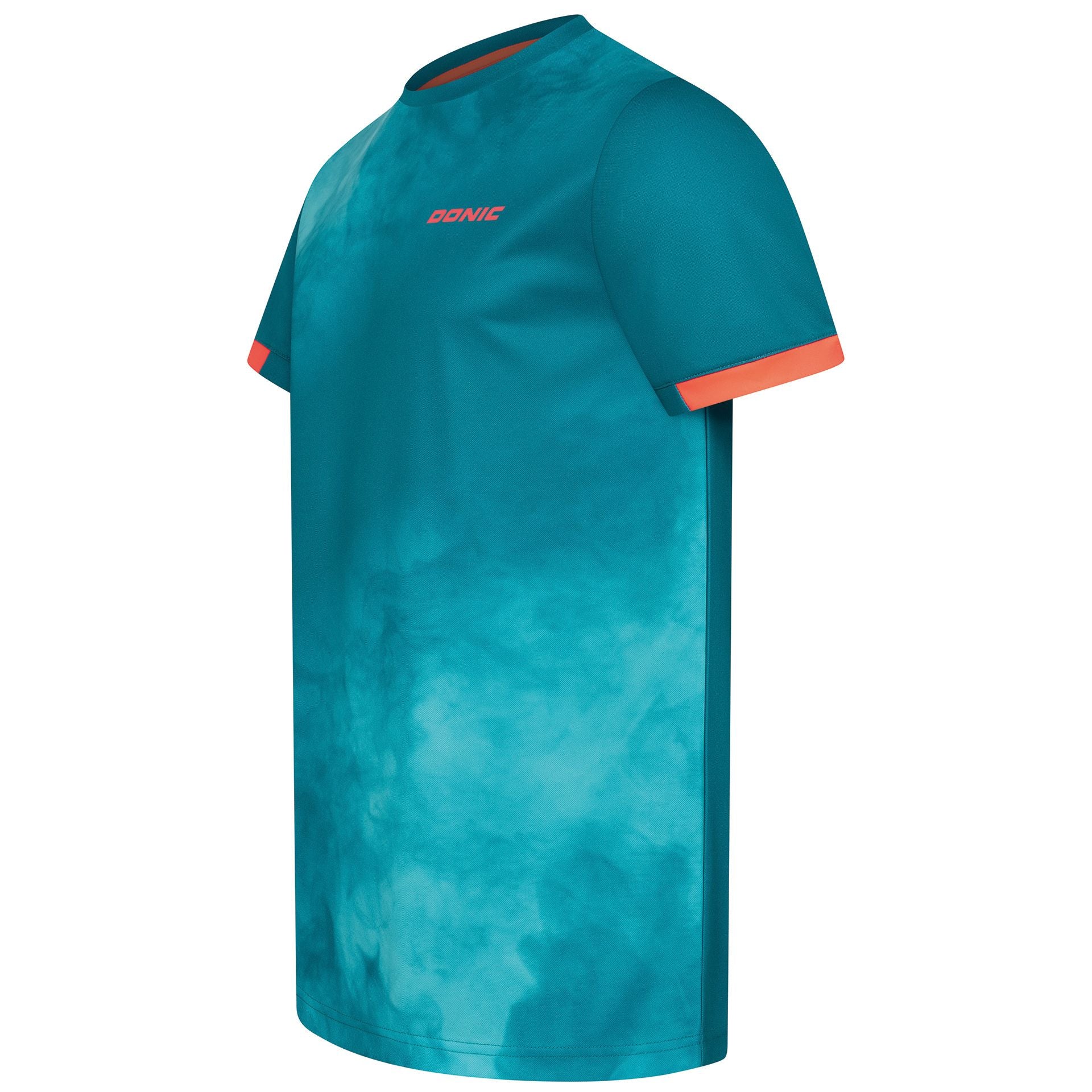 Donic T-Shirt Axtion Grün/Hellblau/Orange