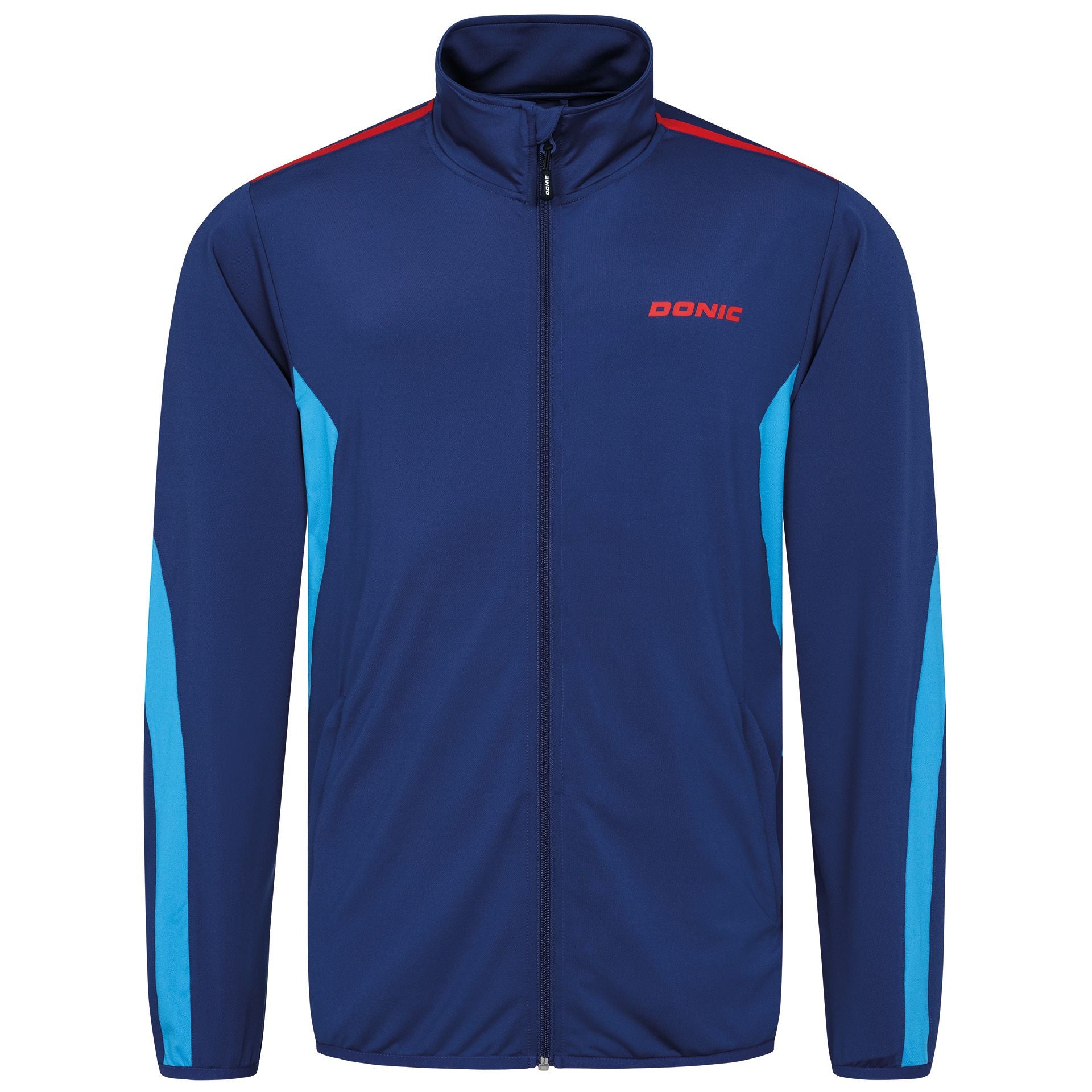 Donic Trainingsjacke Averis schwarz/hellblau/weiß