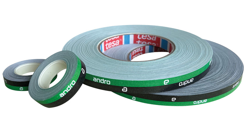 Andro Zijkantband Stripes 12mm 50m zwart/groen