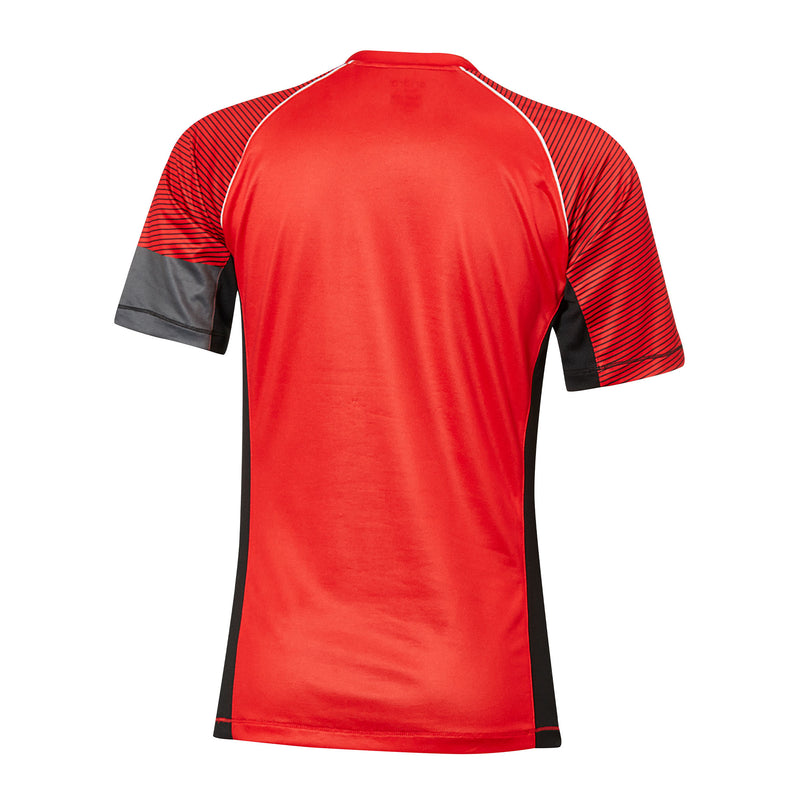 Andro Shirt Tilston Women rood/zwart