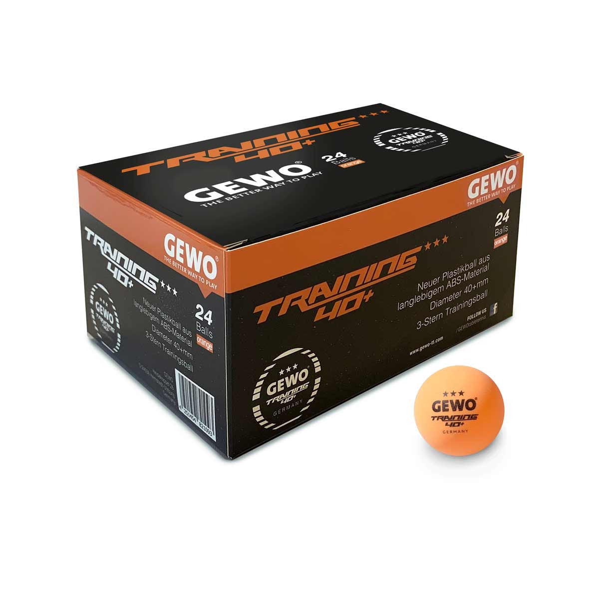 Gewo Ballen Training 40+***(24) oranje