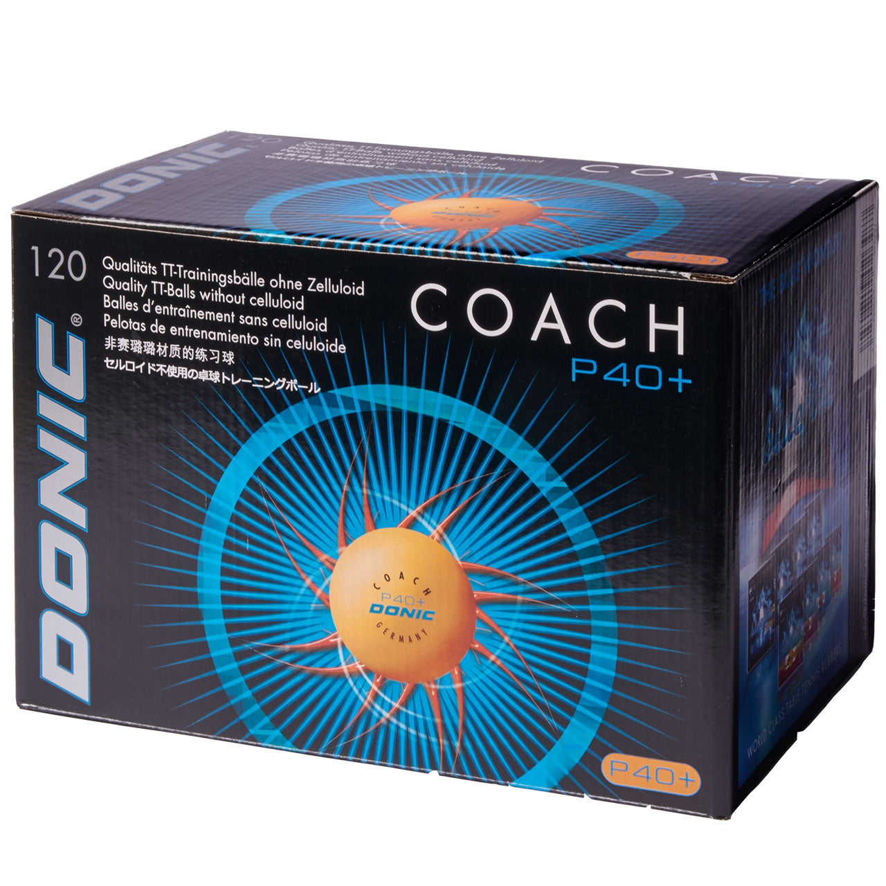Donic Bal Coach P40+ **oranje (120)