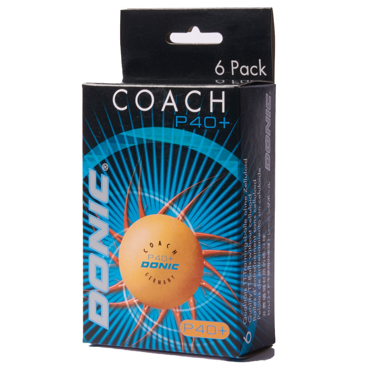Donic Bal Coach P40+ **oranje (6)