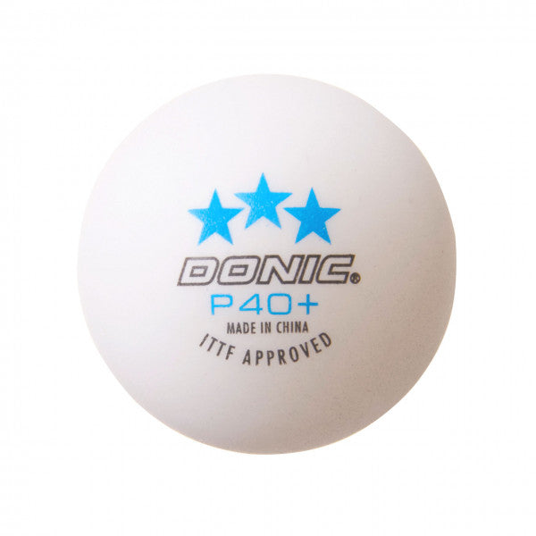 Donic bal P40+ *** wit (3)