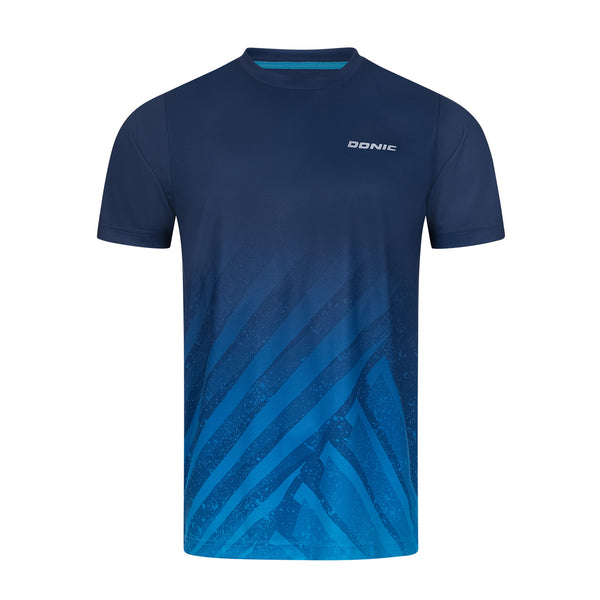 Donic T-Shirt Argon Junior navy/cyan blue