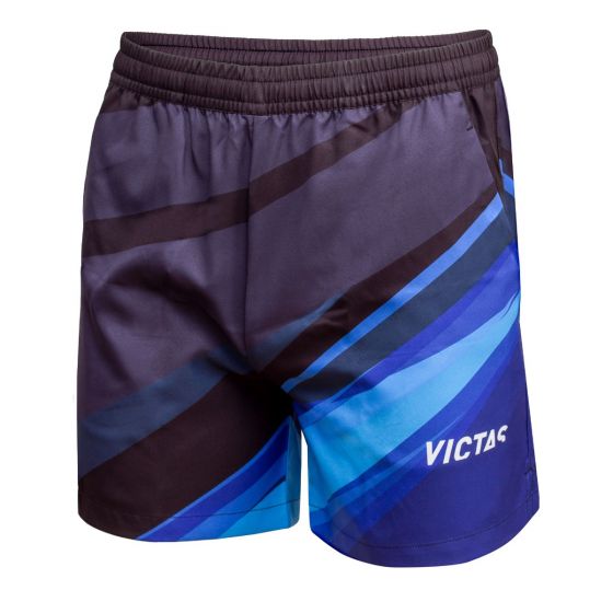 Victas short 316 zwart/blauw